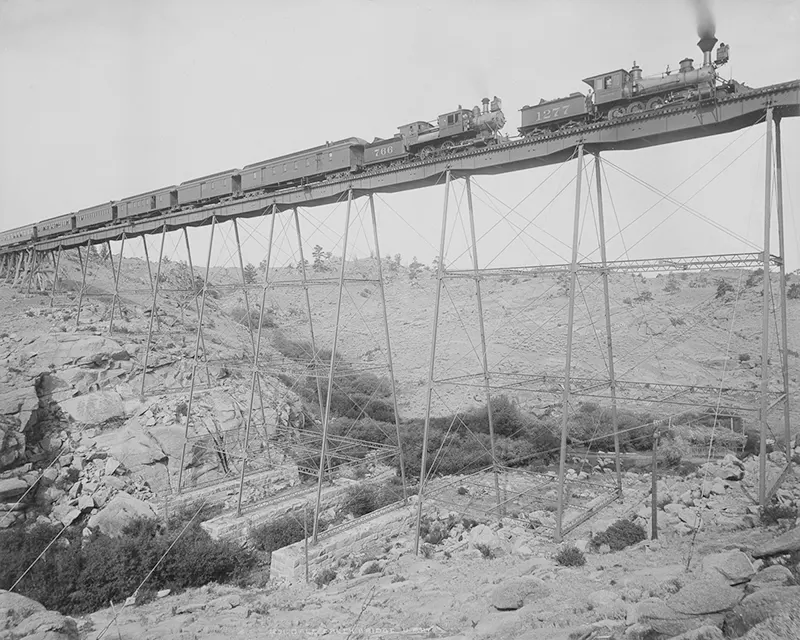 Timber Trestles: Incredible Vintage Photos of Timber Railroad Bridges, 1850s-1900s