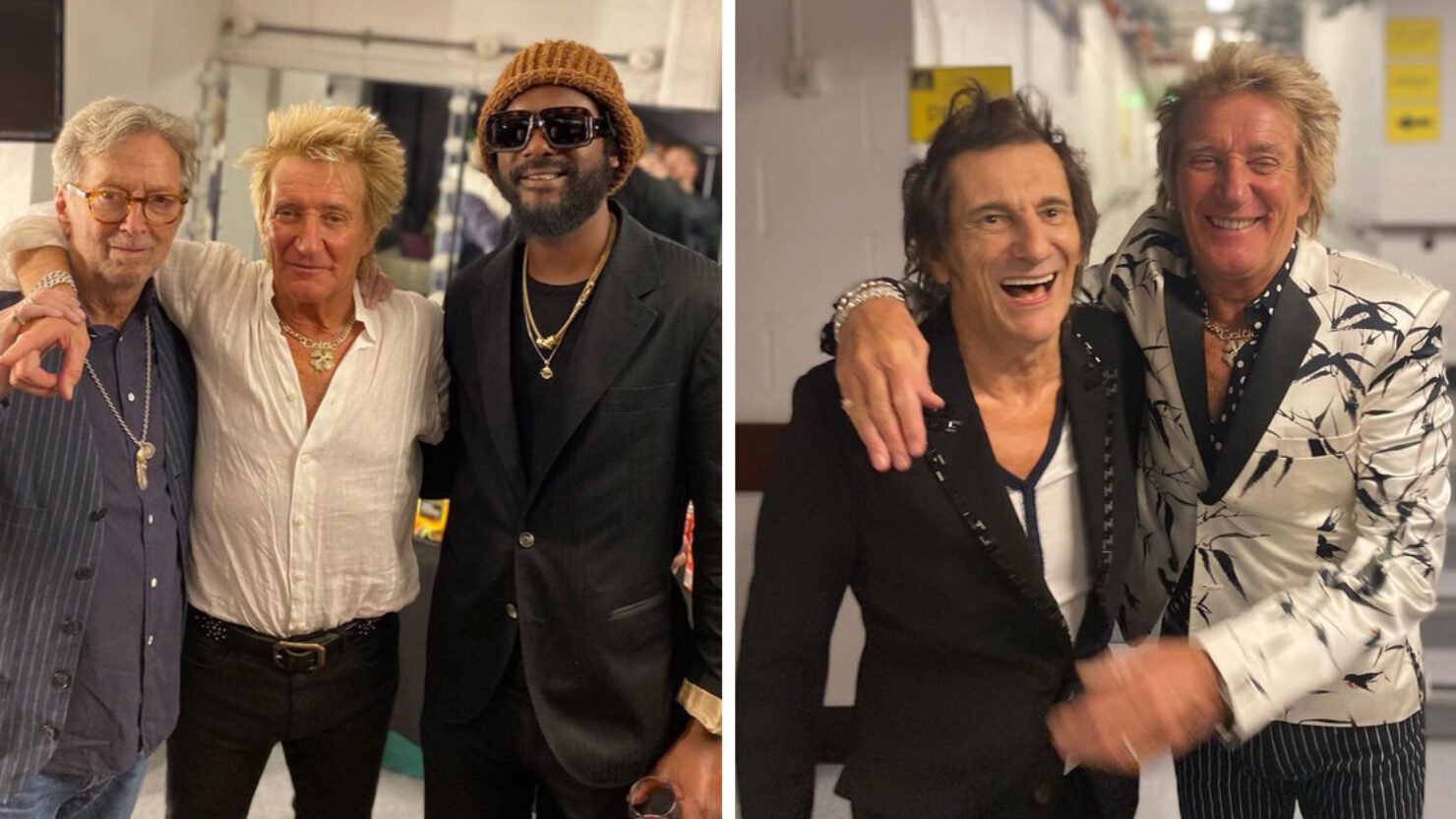 You Need To Hear Rod Stewart’s Smokin’ Jam With Ronnie Wood & Eric Clapton As They Pay Tribute To Their Dear Old Friend